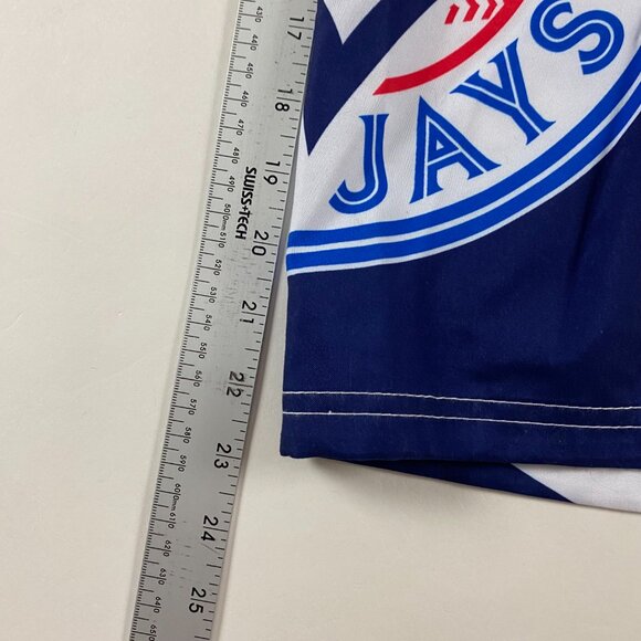 Men's Swim Board Shorts - Blue and White - Picture 11 of 12